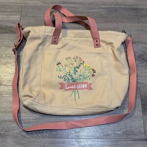 American Girl 2019 Blaire Wilson Home Grown crossbody tote bag 16” x 13”